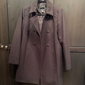Mango Dark Gray Pea Coat